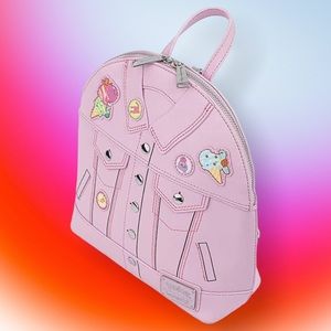 Loungefly Pokémon Ice Cream Denim Jacket Convertible Mini Backpack